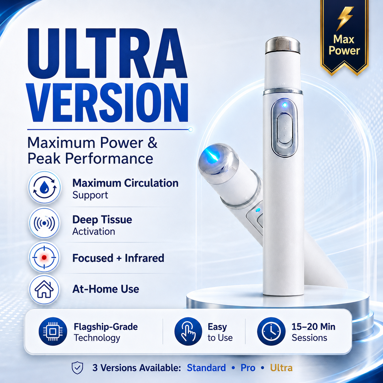 💖⚡ Next-Generation Ultrasonic Shock Wave Therapy Massager
