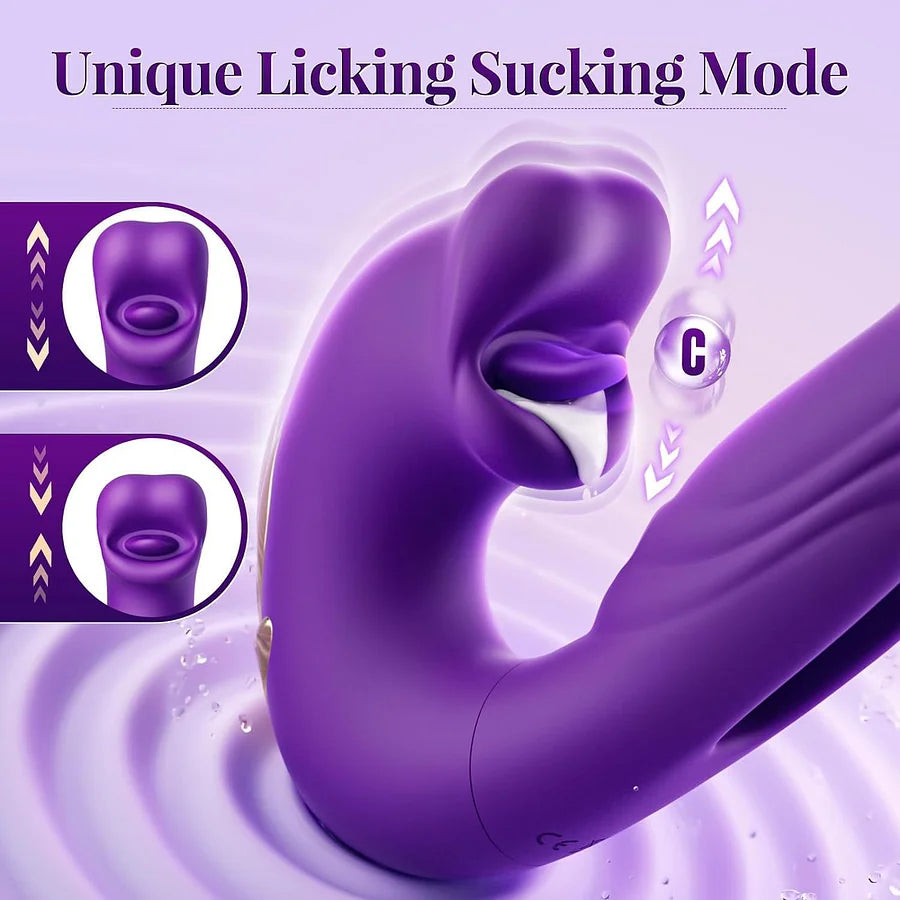 ✨ G-Spot Stimulation 💞 Realistic Thrusting Motion 🌹 Licking Sensation Technolog