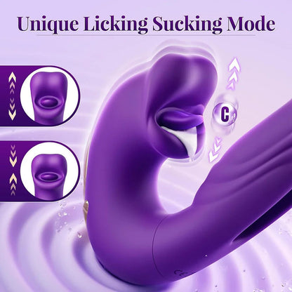 ✨ G-Spot Stimulation 💞 Realistic Thrusting Motion 🌹 Licking Sensation Technolog