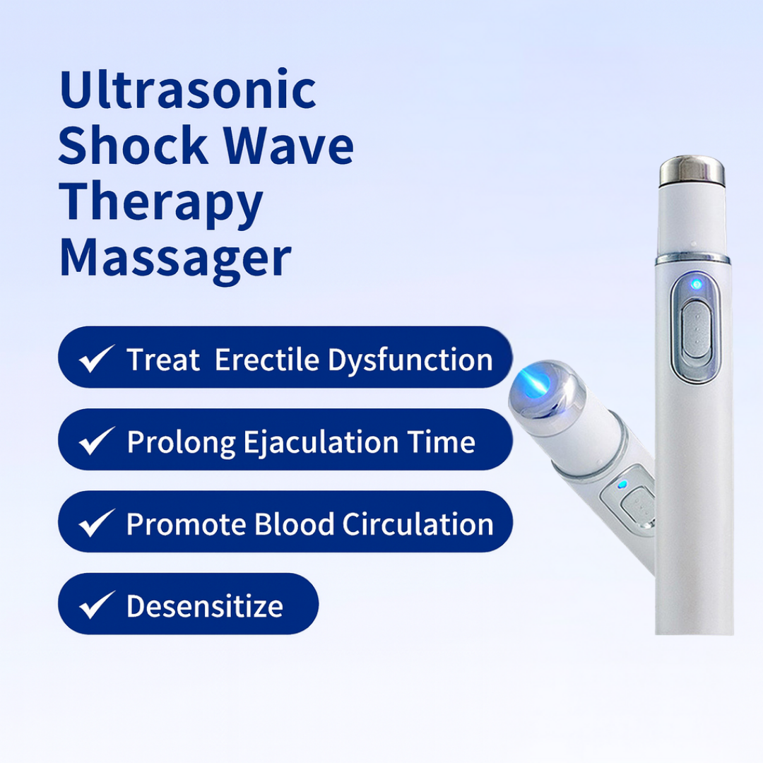💖⚡ Next-Generation Ultrasonic Shock Wave Therapy Massager