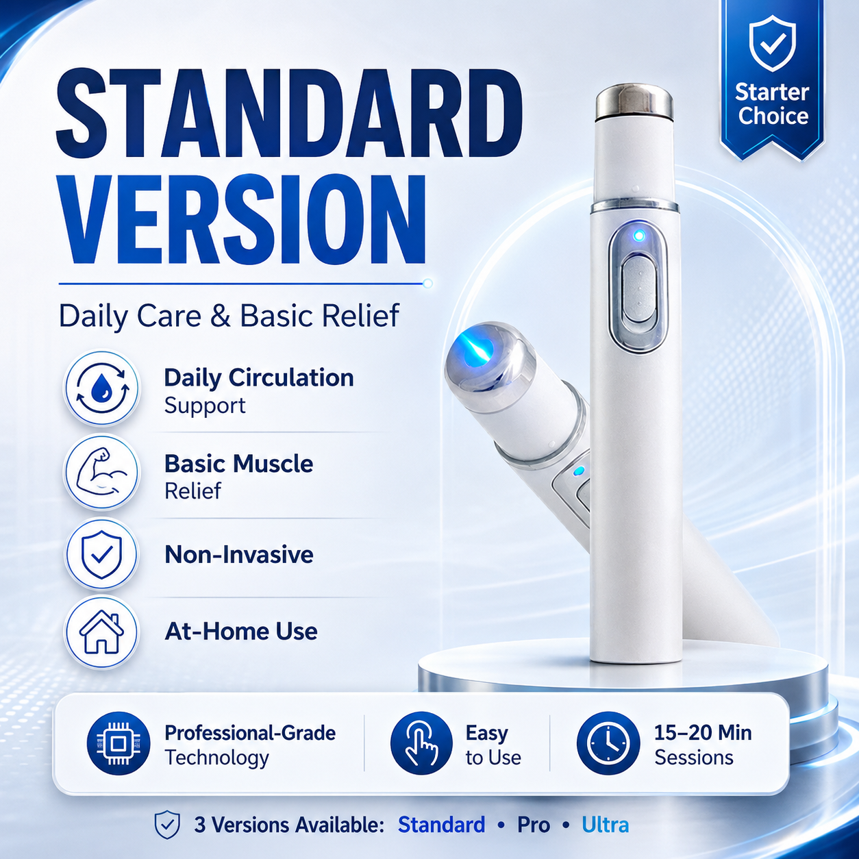💖⚡ Next-Generation Ultrasonic Shock Wave Therapy Massager