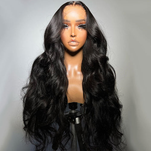 Tuneful Premium 10A 13x6 Pre Plucked Lace Front Human Hair Wigs Brazilian Straight 6x5 Wear Go Wigs